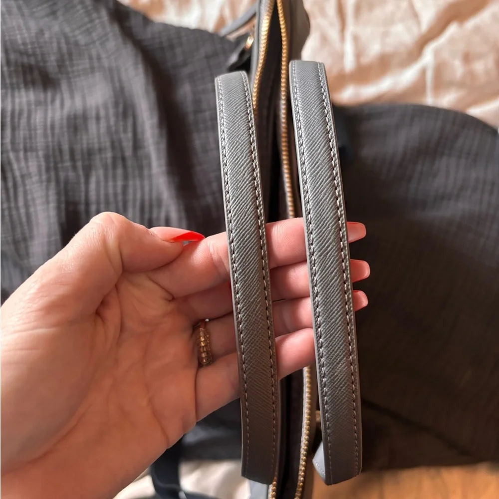 🌟FLASH SALE NO OFFERS Kate Spade Blue Gray Nylon Briefcase Laptop Bag NWOT